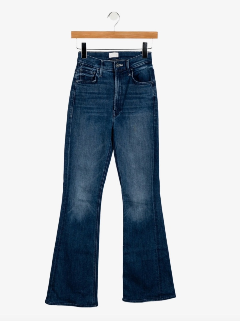 Mother High-Rise Wide Leg Jeans Blue | Size: XS | US 24 Women's Jeans